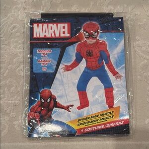 Marvel Red and Blue Superhero Costume